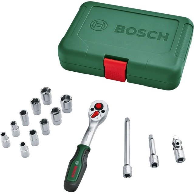 Bosch набор торцевых головок 1/4 1600A02BY0 14 шт