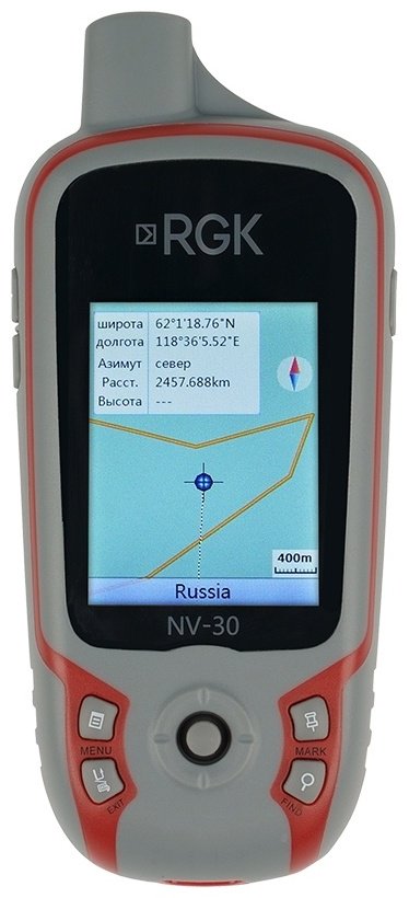 GPS навигатор RGK портативный 751728 серый