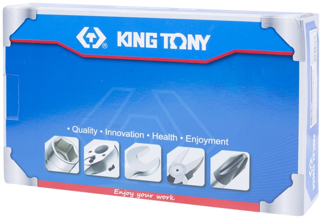 KING TONY набор ключей торцовый Г-образный 8-24 мм 1812MR, 12 шт