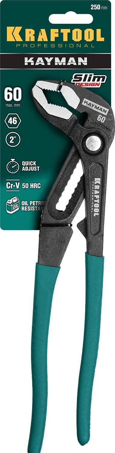 Kraftool клещи переставные Kayman 22353-25 250 мм