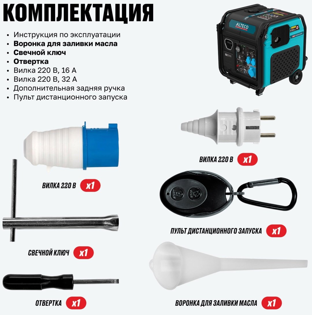 Электростанция бензиновая ALTECO 8 кВт 1 (220 В), AEG 11000i MSER купить,685000