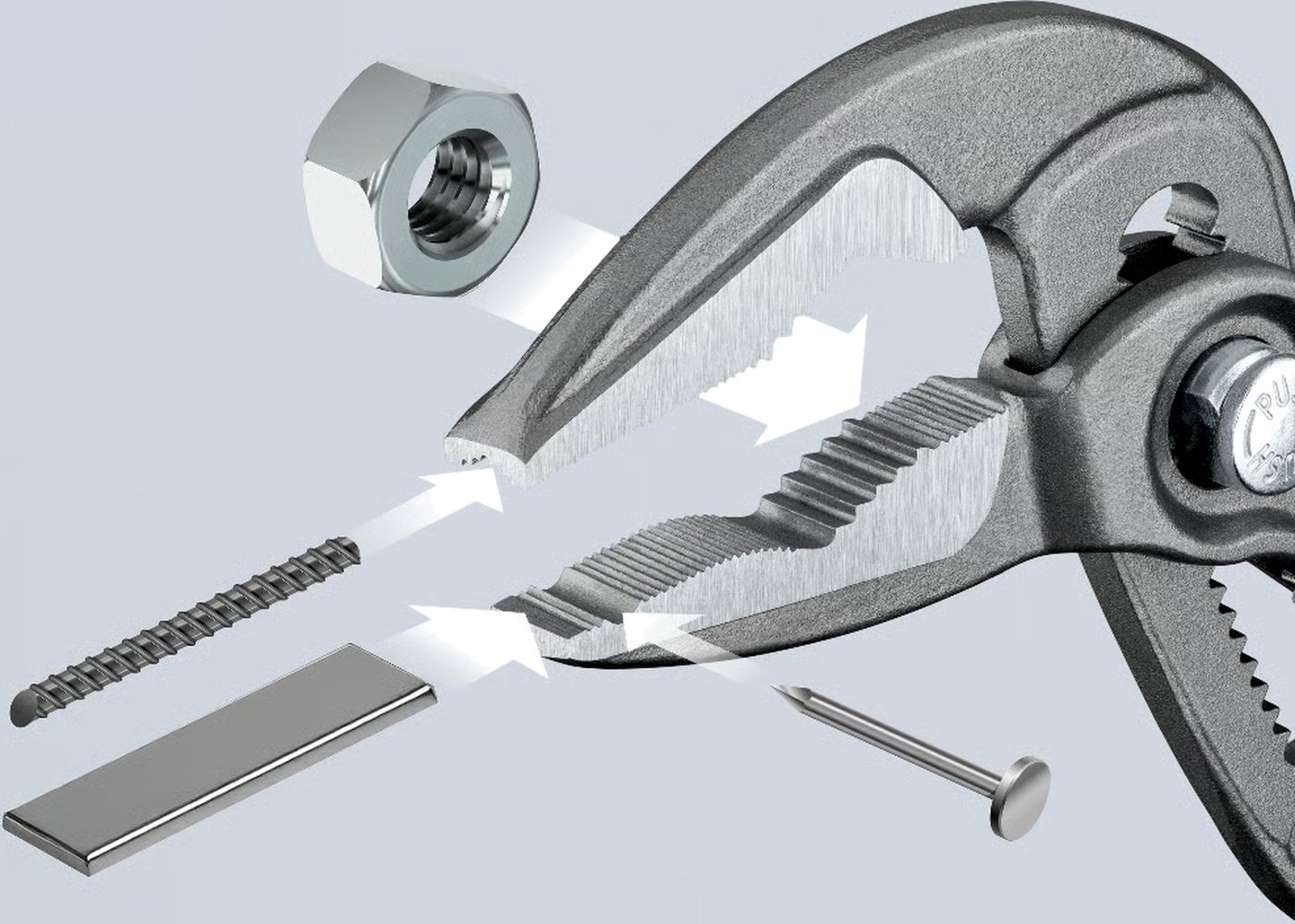 Knipex клещи 87 51 180 180 мм
