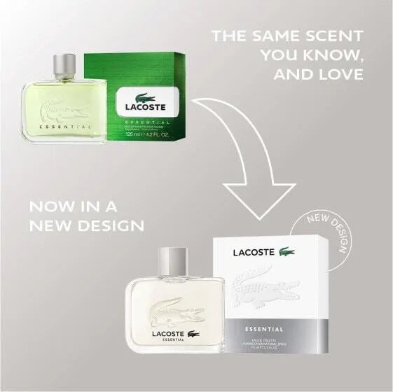 LACOSTE Essential туалетная вода EDT 75 мл купить,22190