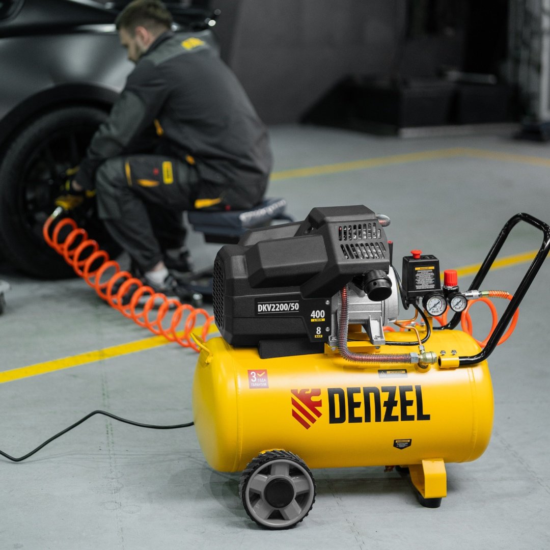 Компрессор масляный DENZEL DKV2200/50 Х-PRO 58083 купить,220220
