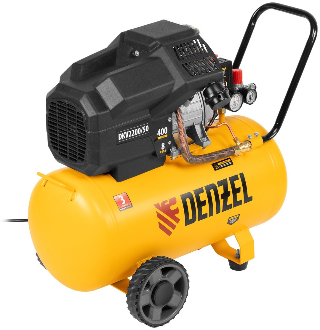 Компрессор масляный DENZEL DKV2200/50 Х-PRO 58083 купить,220220