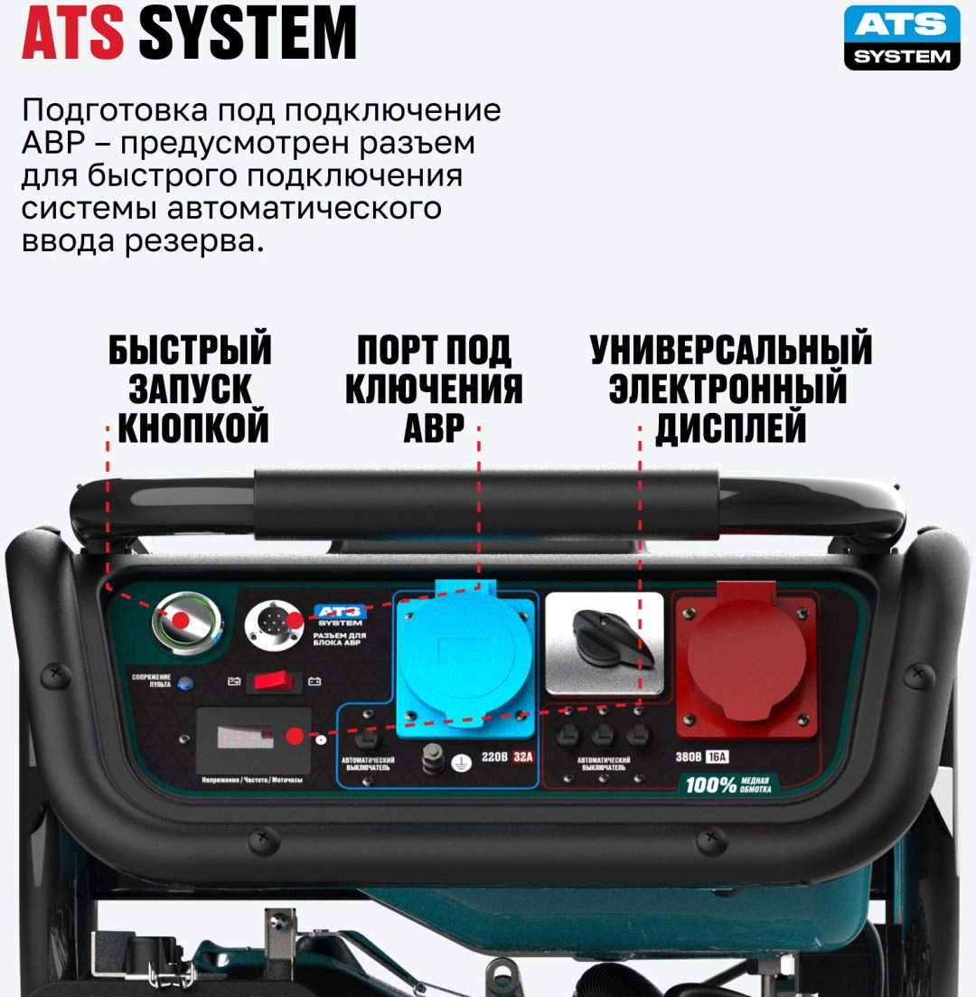 Электростанция бензиновая ALTECO 8 кВт 3 (380/220 В), AEG 11000 MTER DUO 99070 купить,545000