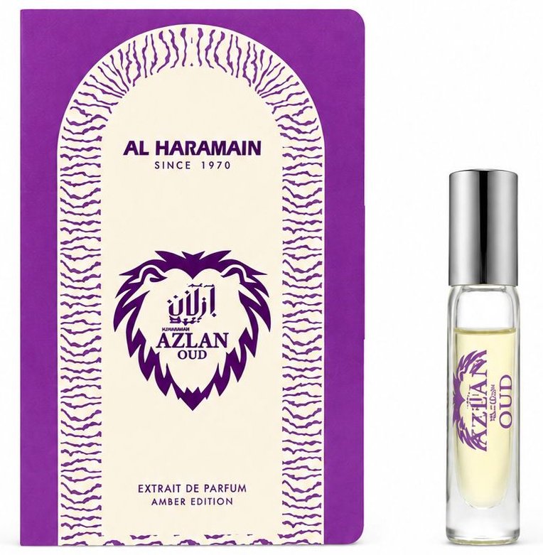Al Haramain Perfumes Azlan Oud Amber Edition экстракт духов Extrait de Parfum 2 мл, унисекс купить,3390