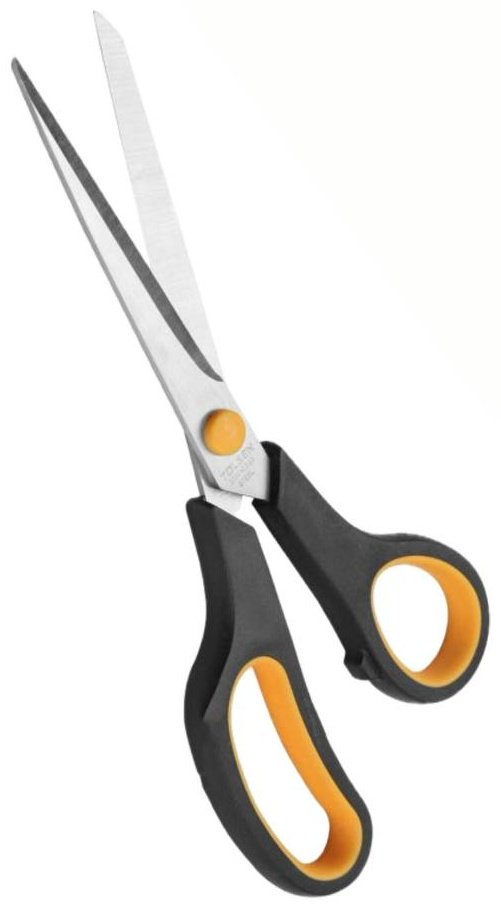 Канцелярские ножницы TOLSEN 30044TN желтый, черный