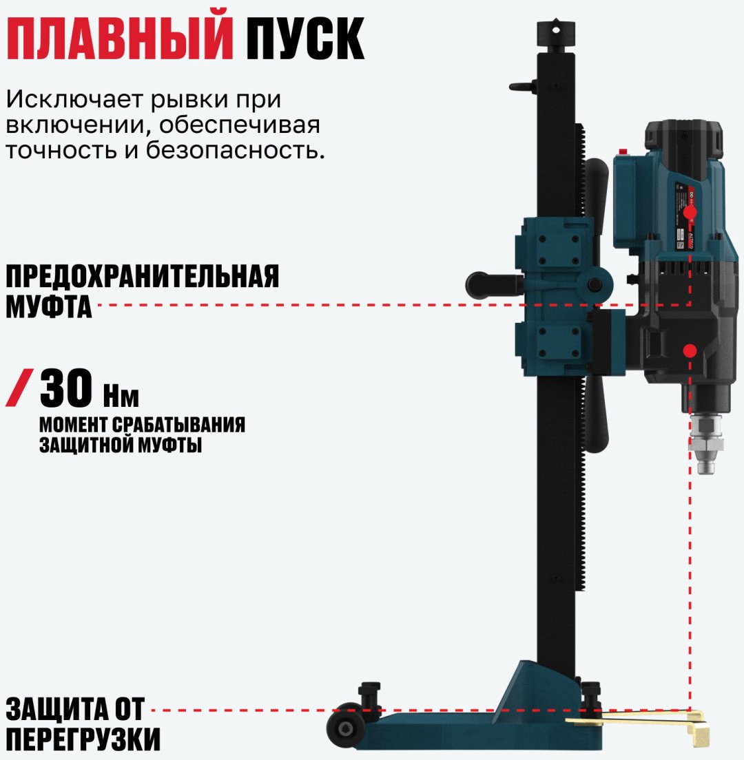 ALTECO установка для алмазного бурения DD 44-300 NWE