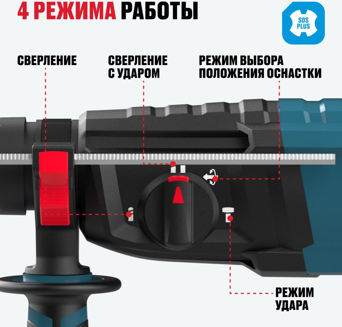 Перфоратор ALTECO 94842 3.3 Дж, SDS-Plus купить,NaN