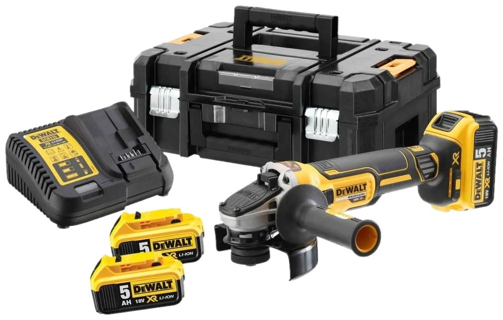 Шлифмашина угловая DeWALT DCG405P3-QW