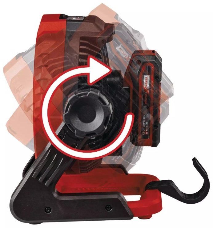 Вентилятор Аккум. Вентилятор Einhell GE-CF 18/2200 Li (3408035)