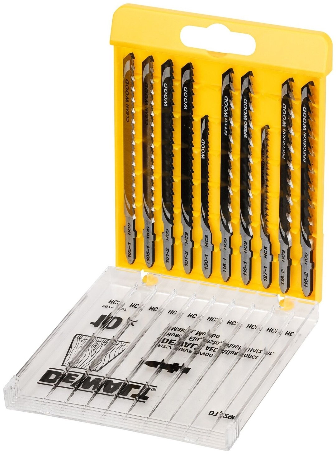 Пилки для лобзика по дереву 10 шт. DeWALT DT2290