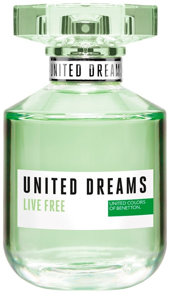 UNITED COLORS OF BENETTON United Dreams Live Free туалетная вода EDT 80 мл, для женщин купить,24890