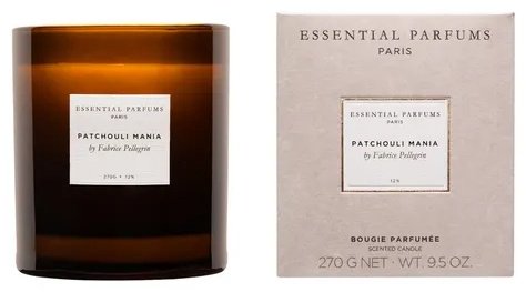 Ароматическая свеча Essential Parfums Patchouli Mania 10 см, 1 шт белый купить,58190