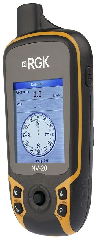 GPS навигатор портативный NV-20 черный, желтый