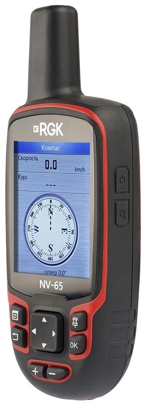GPS навигатор RGK портативный 751742 черный, красный
