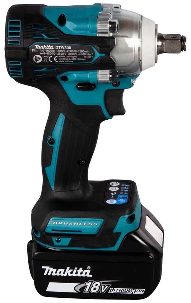 Makita гайковерт LXT BL DTW300RTJ 18 В