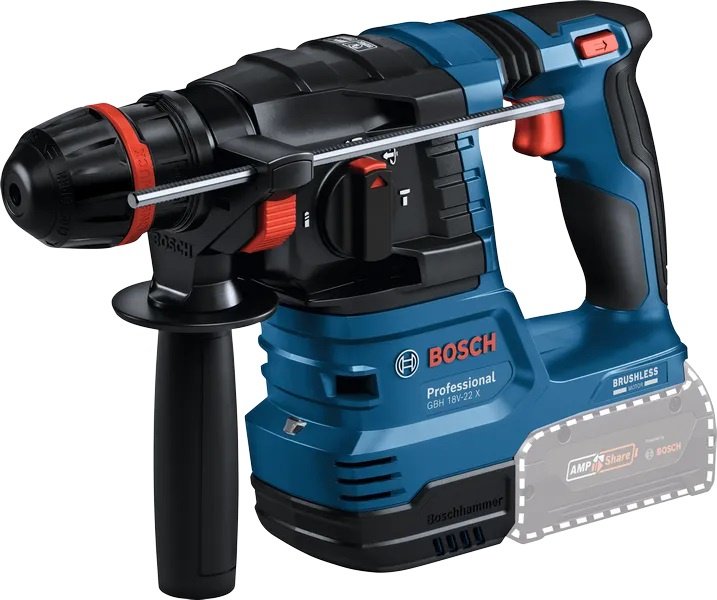 Перфоратор Bosch 0611924102 2 Дж, без аккумулятора в комплекте, 18 В, SDS-Plus