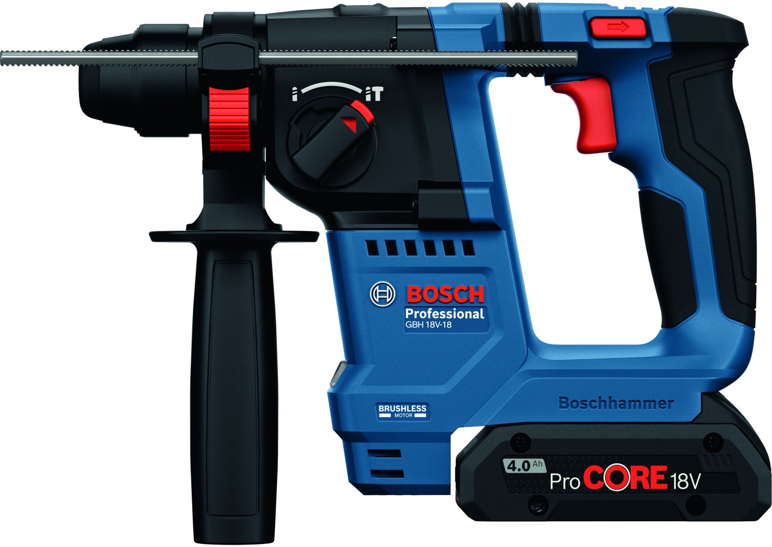 Аккумуляторный перфоратор с патроном SDS plus Bosch Professional GBH 18V-18, 0611927001