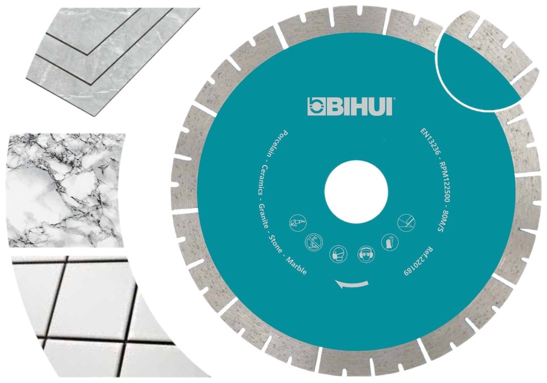 Диск отрезной алмазный 130x20х1.8 мм, BIHUI DCBS130