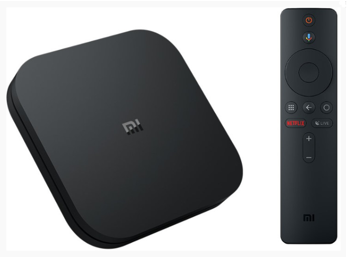 Приставка телевизионная Xiaomi Mi Box S черная  купить,NaN
