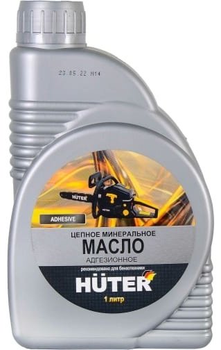 Масло цепное минеральное 80W90, для техники Huter 1 л
