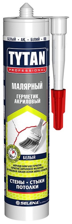 Герметик TYTAN малярный, цвет белый 280 мл купить,1510