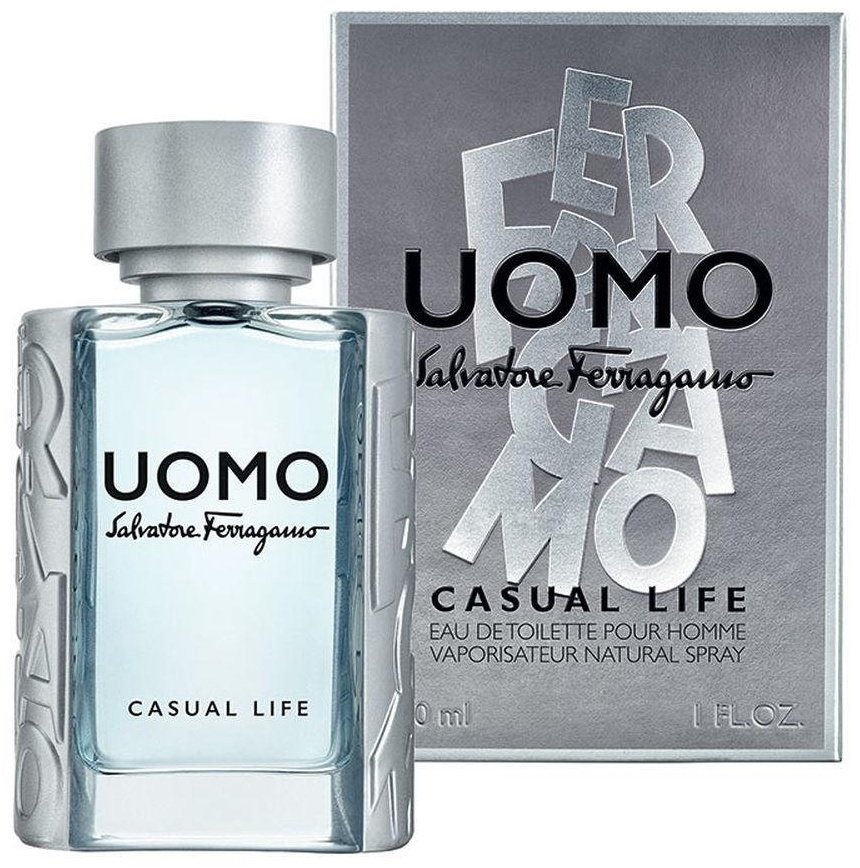 Salvatore Ferragamo Uomo Casual Life туалетная вода EDT 100 мл купить,28590