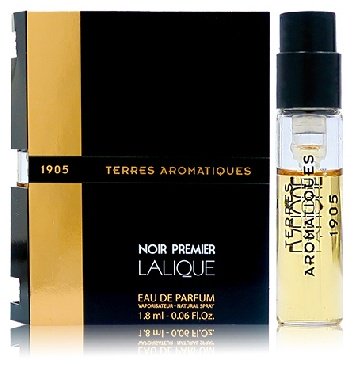 Lalique Noir Premier: Terres Aromatiques парфюмерная вода EDP 1.5 мл, унисекс купить,5990