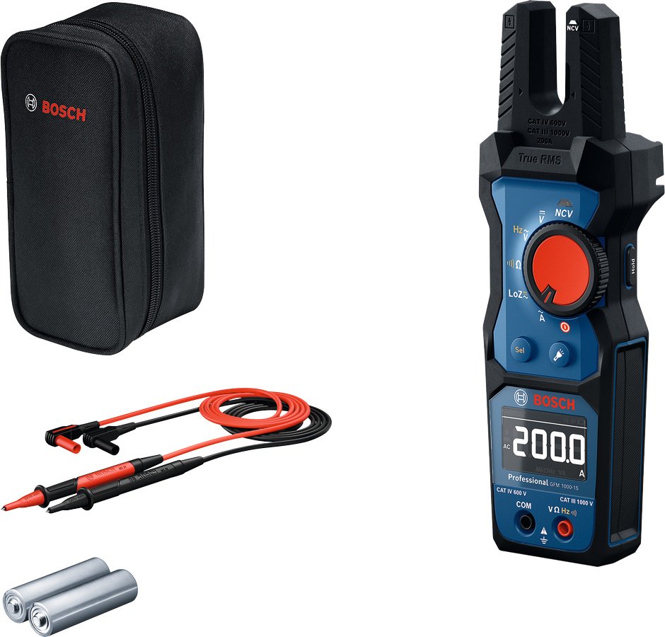 Токоизмерительные клещи Bosch Professional GFM 1000-15, 0601077400
