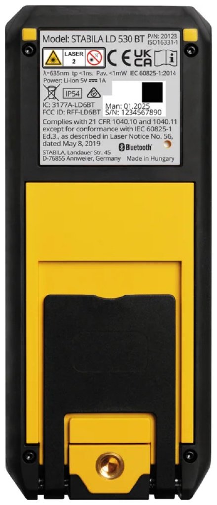 Лазерный дальномер Stabila 20123, дальность до 200 м