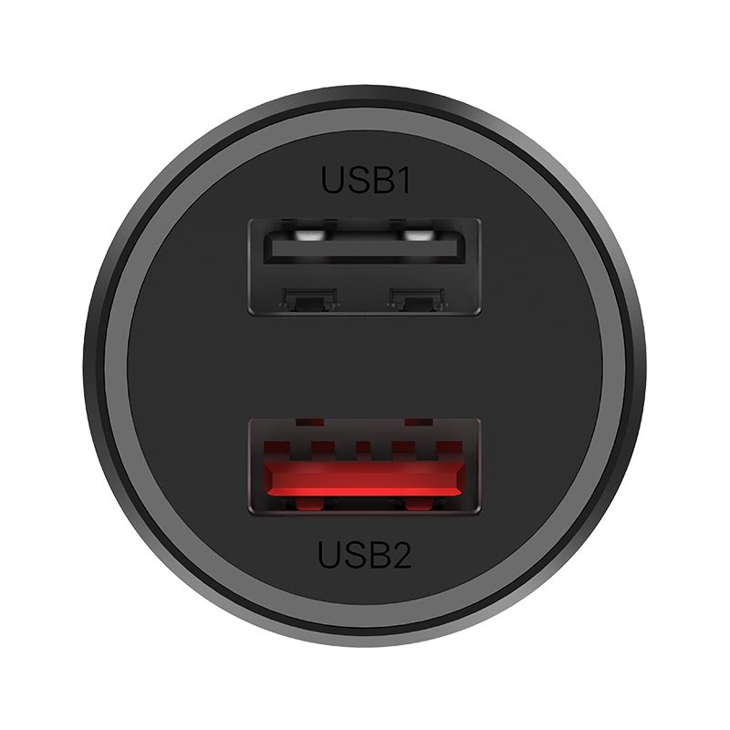 Зарядное устройство Xiaomi Car Charger 37W черное купить,NaN