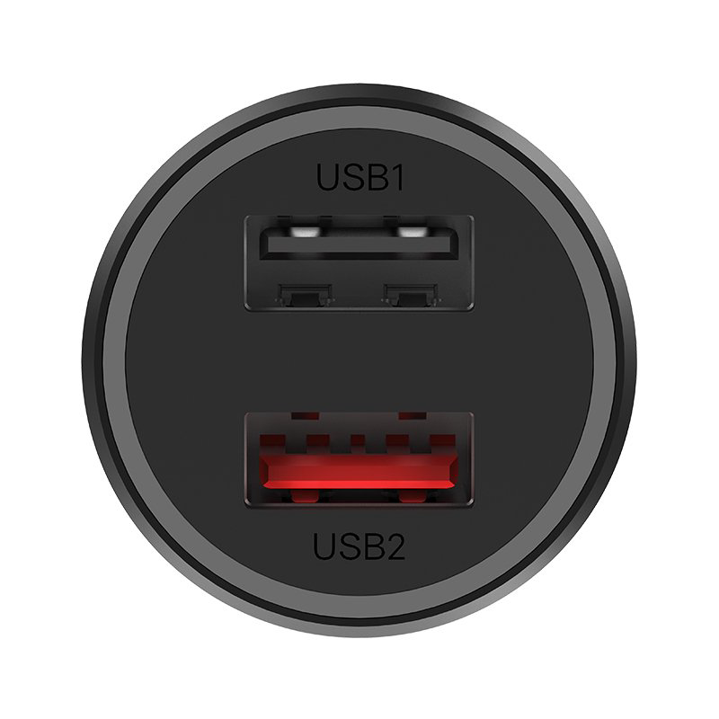 Зарядное устройство Xiaomi Car Charger 37W черное купить,NaN