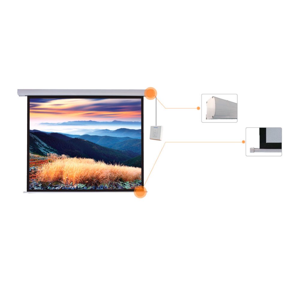 Экран моторизированный Mr.Pixel MSPSAB112V2 80"x80" 2,03x2,03 White