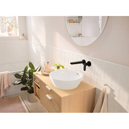 Смеситель Hansgrohe Rebris S 72528670 черный купить,0