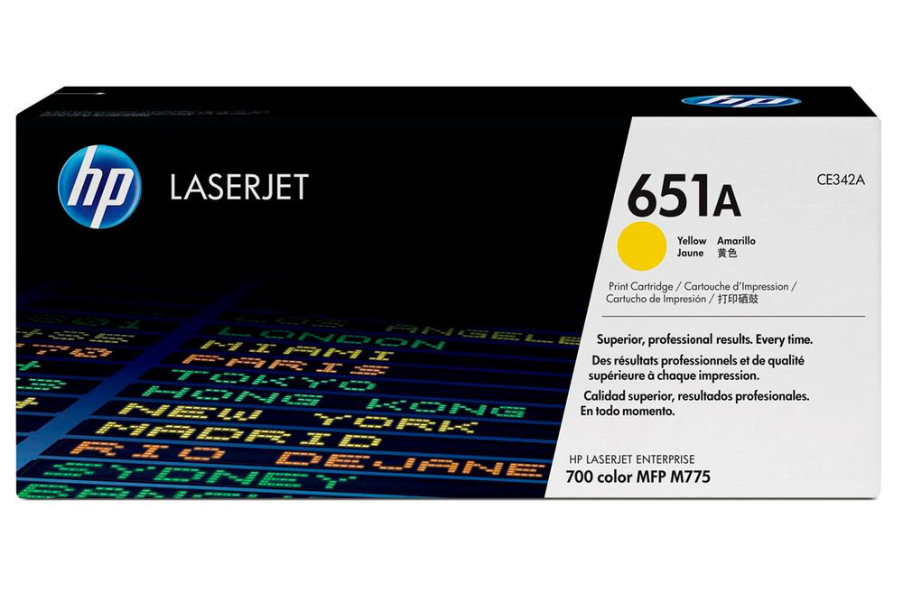 Картридж HP CE342A желтый