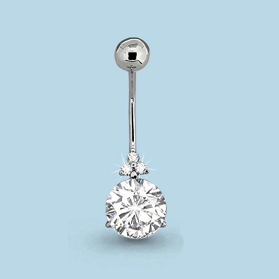 Пирсинг Aquamarine 705771А купить,NaN