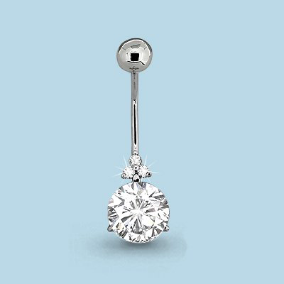 Пирсинг Aquamarine 705771А купить,NaN