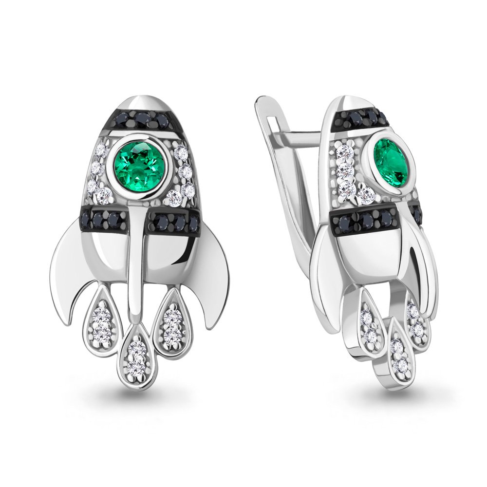Серьги Aquamarine 49426АГЧ купить,NaN