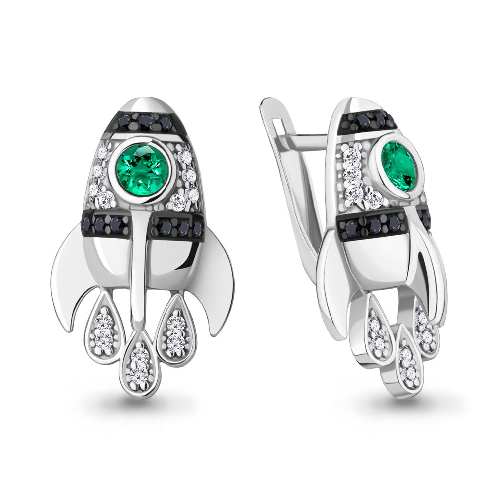 Серьги Aquamarine 49426АГЧ купить,NaN