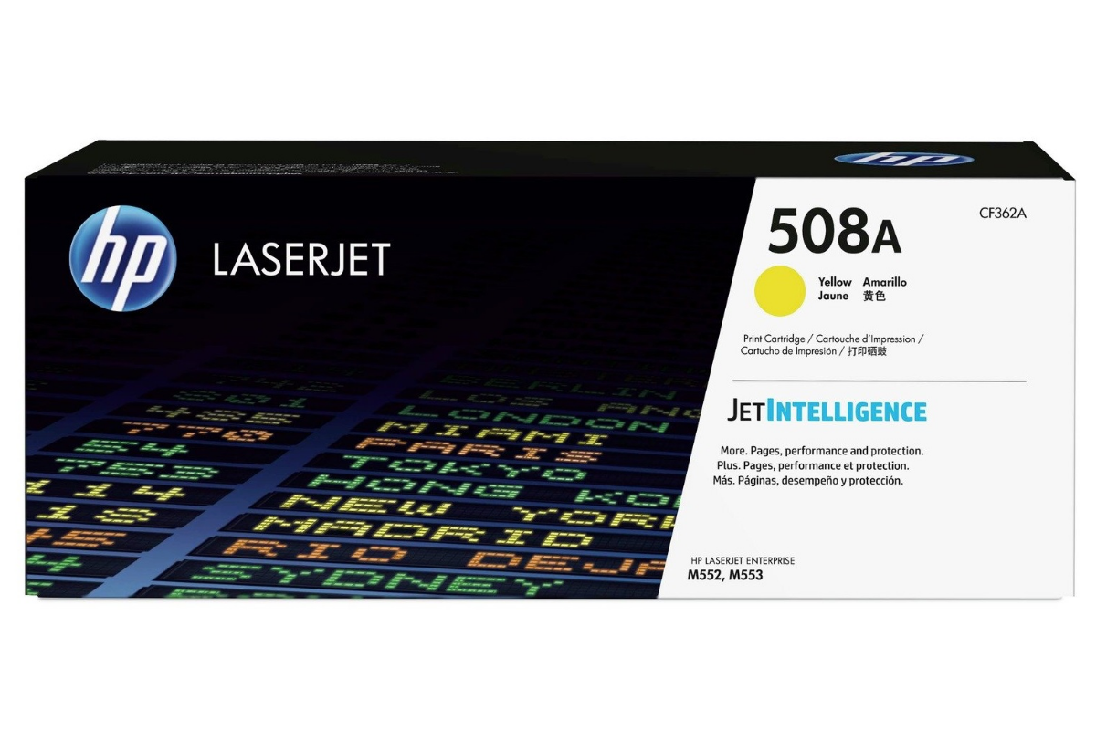 Картридж HP 508A CF362A желтый