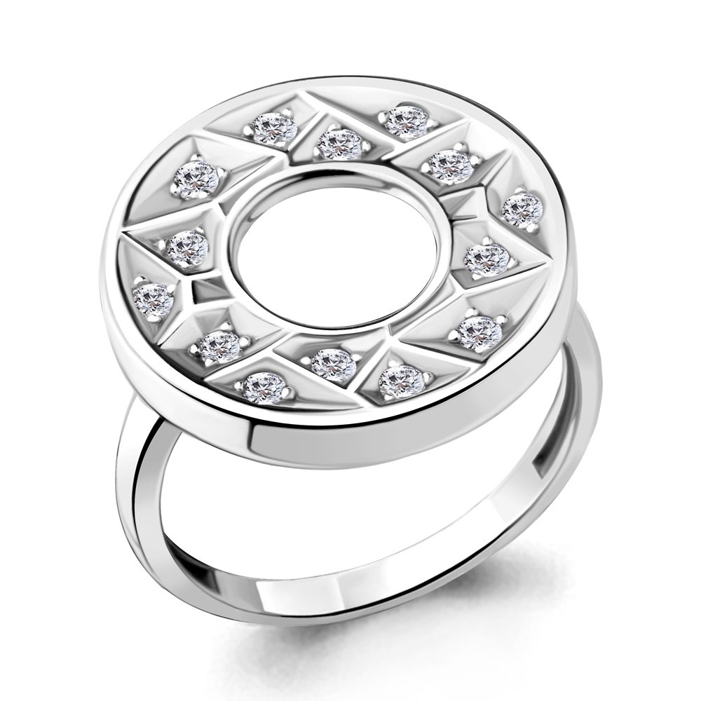 Кольцо Aquamarine 67154А 17,5р. купить,NaN