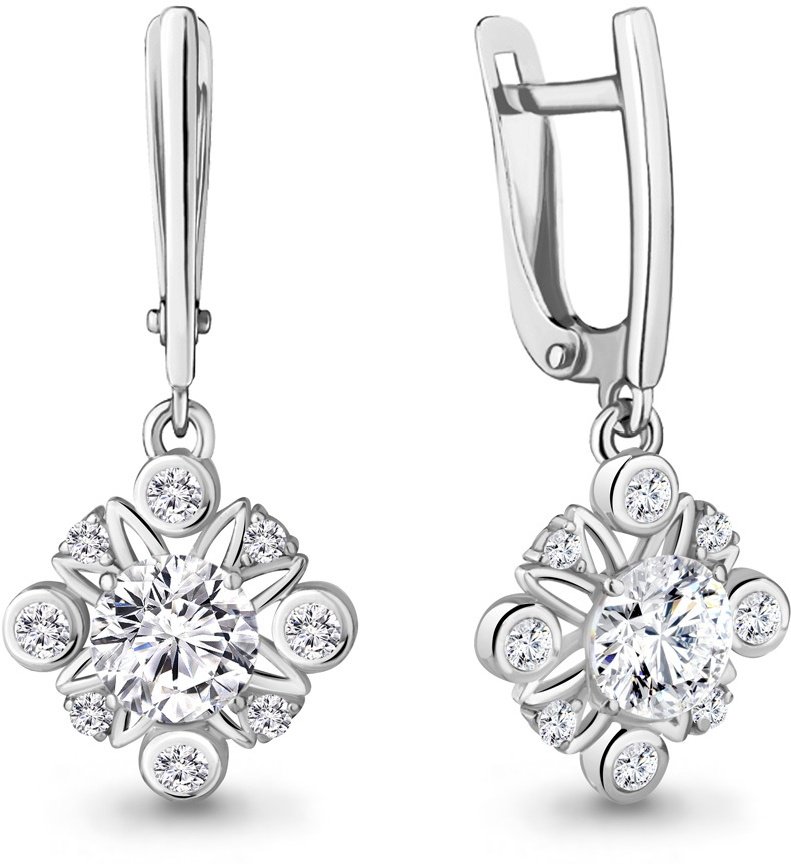 Серьги Aquamarine 49298А купить,NaN