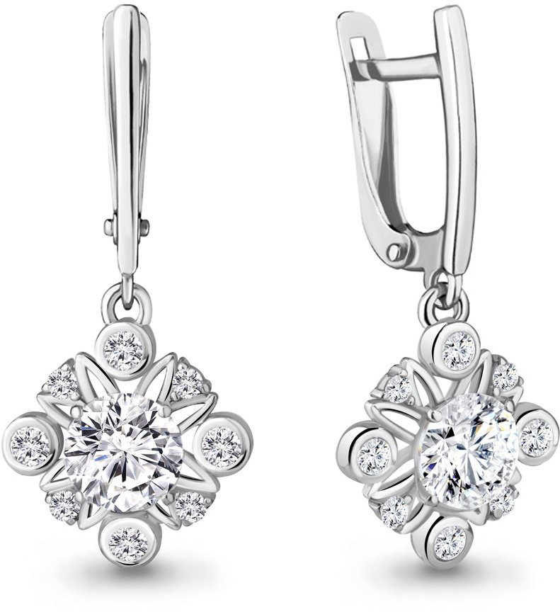 Серьги Aquamarine 49298А купить,NaN