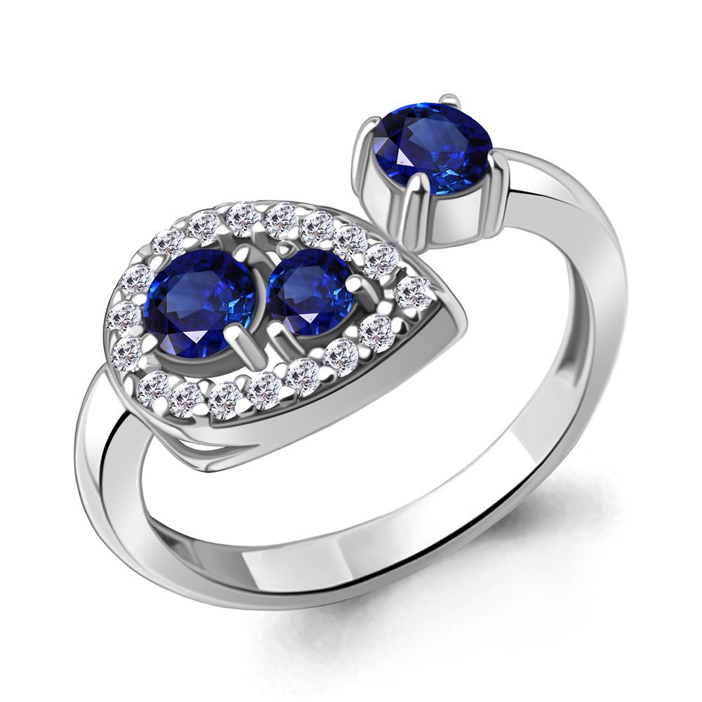Кольцо Aquamarine 67479АБ 18р. купить,NaN