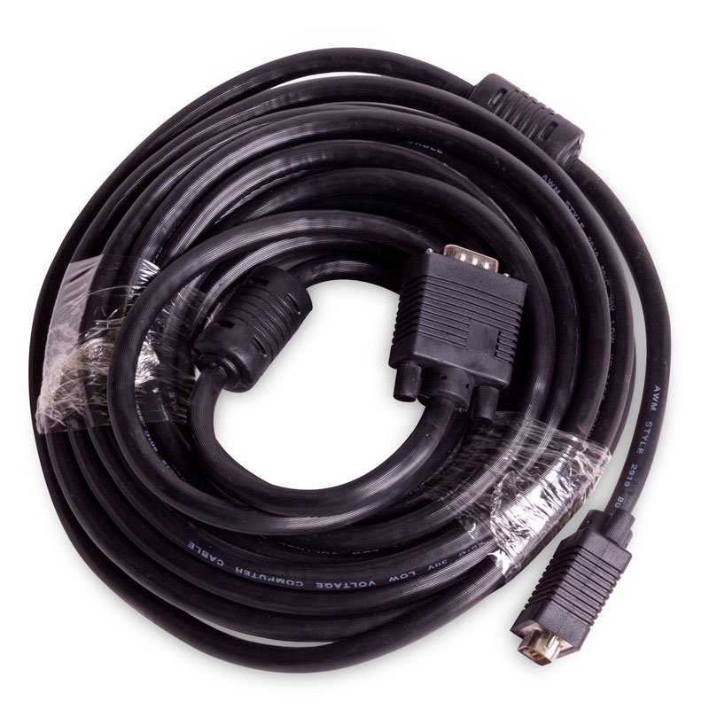 Кабель iPower VGA-VGA 15M/15M iPiVGAMM200 20м черный - ForteMarket Кабель iPower VGA-VGA 15M/15M iPiVGAMM200 20м черный купить,0