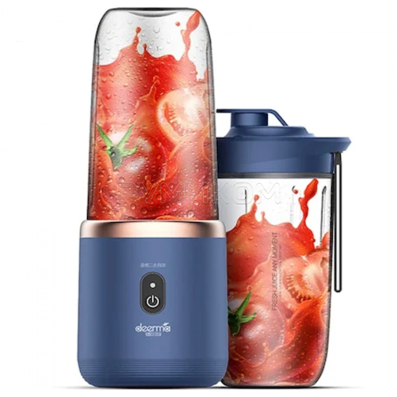 Блендер Deerma Mini Juice Blender DEM-NU06 синий