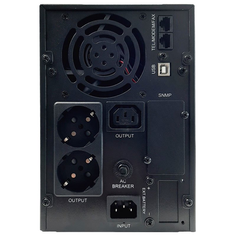 Источник бесперебойного питания SVC PTL-2K-LCD/A2 черный купить,0