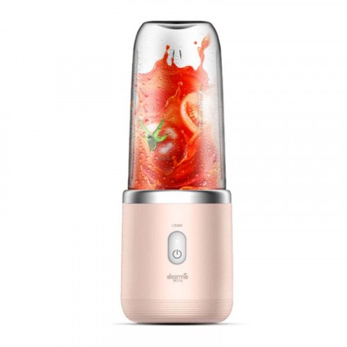 Блендер Deerma Mini Juice Blender DEM-NU05 розовый